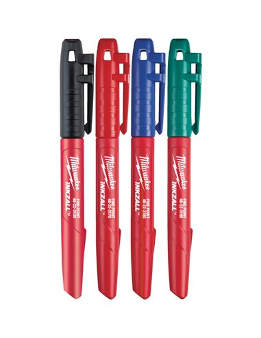 Markere colorate (set 4 markere: negru, roșu, albastru, verde) [48223106] 