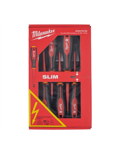 Set șurubelnițe Tri-Lobe VDE PH - 7 bucăți [4932478739] 