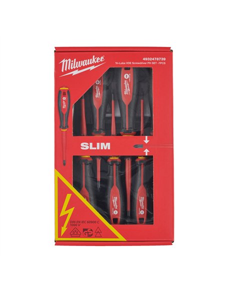 Set șurubelnițe Tri-Lobe VDE PH - 7 bucăți [4932478739] 