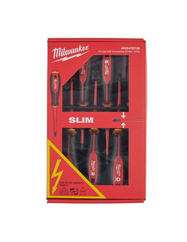 Set șurubelnițe Tri-Lobe VDE PZ - 5 bucăți [4932478738] 