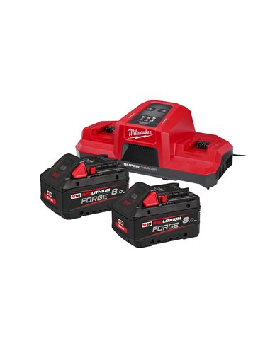 M18FORGENRG-802DBSC Set de acumulatori și încărcător M18™ FORGE™﻿ [4933498616] 