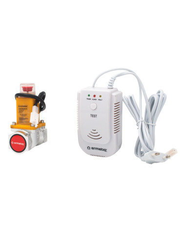 Detector de gaz cu electrovalva 1/2"