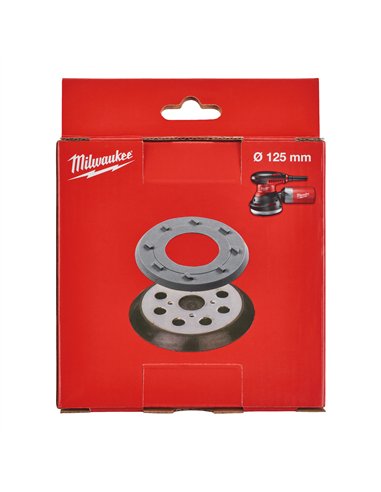 PLATOU ȘLEFUIRE 125MM 8 GĂURI  ROS125E [4932430091] 