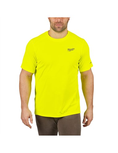 WWSSYL L Tricou tehnic galben  [4932493075] 