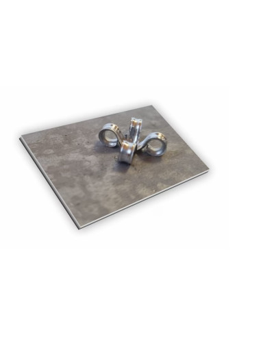 Set x 50 bucati Nituri tip ancora vopsite electrostatic RAL 9005 - Jet Black dim. 5x25x16mm