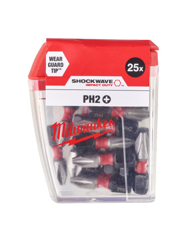 Bit de impact, Shockwave Impact Duty, PH2x25mm...