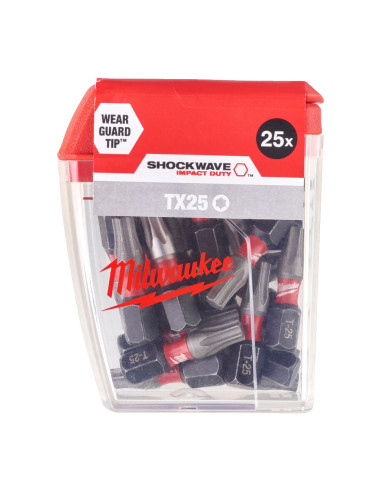 Bit de impact, Shockwave Impact Duty, TX25x25mm...