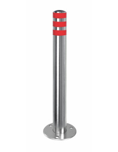 Stâlp de blocare din inox cu flansa