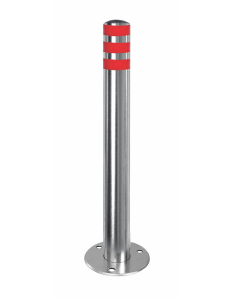 Stâlp de blocare din inox cu flansa