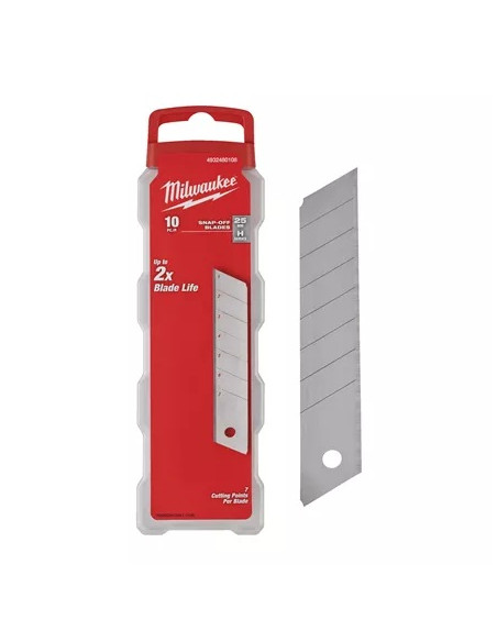Set Lame de cutter Milwaukee 25 mm Silver blade 10 buc / set  cod 4932480108