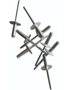 Pop nit aluminiu 4.8mm x 16mm x 16mm [set 500 buc]