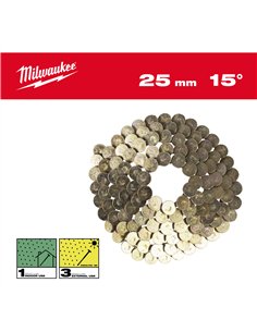 Cuie rolă - Milwaukee - 15° RH 3.05 x 25 mm / SS / G-2160 - cod 4932499317
