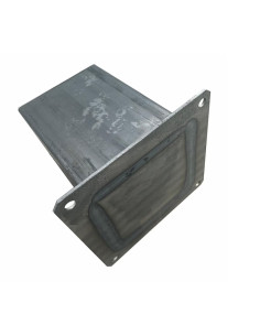 Suport metalic pentru stalpi din lemn dim 100x100mm talpa 142x142mm inaltime 100 mm 2