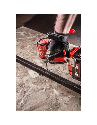 RED HEX - Burghie SHOCKWAVE HSS-Ground Titan pentru metal - Milwaukee - Shockwave HSS-G TiN Red Hex 2.5 mm - 10 buc - cod 49324