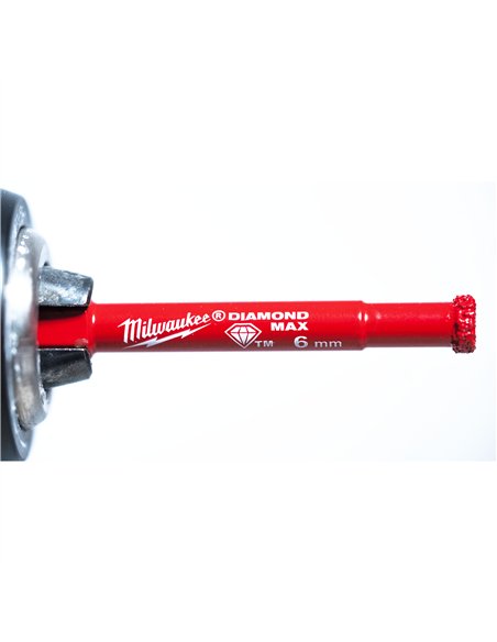 Burghie DIAMOND MAX 1/4 " pentru găurire umedă - Milwaukee - 8 mm 1/4" Hex - cod 4932498343