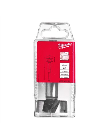 Burghie Forstner - Milwaukee - FD 40 mm - 1 buc - cod 4932363720
