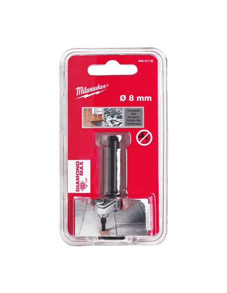 Burghie diamantate M14 pentru găurire uscată - Milwaukee - M14 Diamond Drill 8mm - 1 buc - cod 4932471760