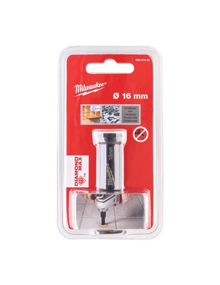 Burghie diamantate M14 pentru găurire uscată - Milwaukee - M14 Diamond Drill 16mm - 1 buc - cod 4932471764