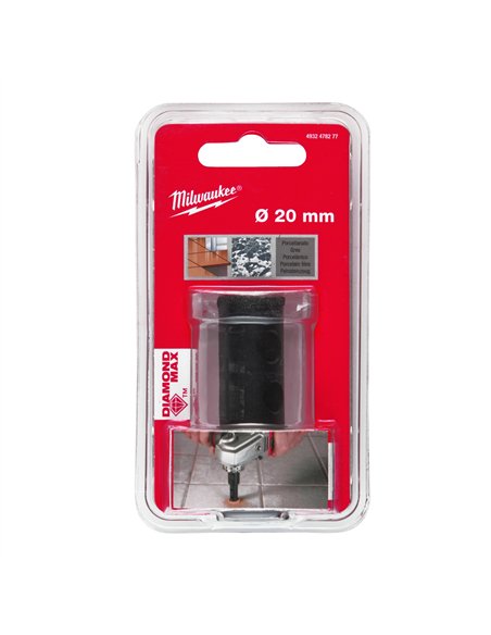 Burghie diamantate M14 pentru găurire uscată - Milwaukee - M14 Diamond Drill 20mm - 1 buc - cod 4932478277