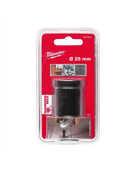 Burghie diamantate M14 pentru găurire uscată - Milwaukee - M14 Diamond Drill 25mm - 1 buc - cod 4932478278