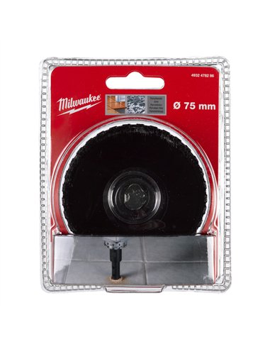 Burghie diamantate M14 pentru găurire uscată - Milwaukee - M14 Diamond Drill 75mm - 1 buc - cod 4932478286