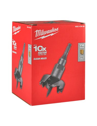 Burghie freză de dimensiuni mari - Milwaukee - SFD 76 mm - 1 buc - cod 4932479489