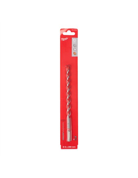 Burghie premium de beton - Milwaukee - HDB 8 x 200 - 1 buc - cod 4932493887