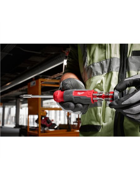 Șurubelnițe Multi-Bit - Milwaukee - 14 in 1 Multi-Bit Screwdriver - cod 4932492806