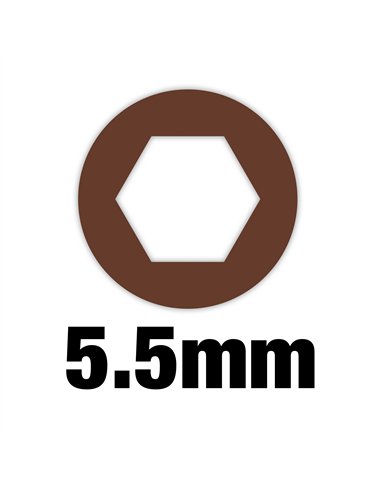 Șurubelniță cap hexagonal HOLLOWCORE - Milwaukee - 5.5 mm HollowCore Nut Driver - cod 4932492366