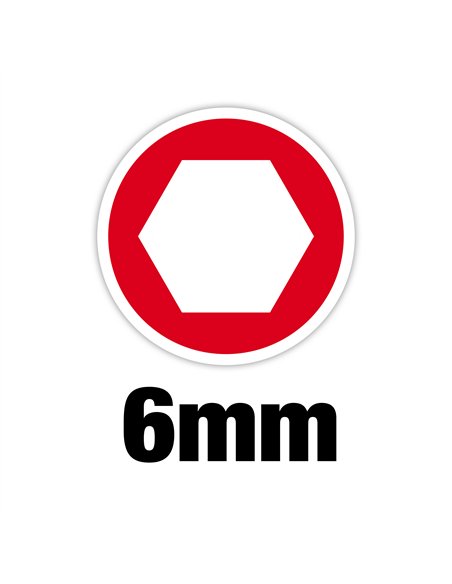 Șurubelniță cap hexagonal HOLLOWCORE - Milwaukee - 6 mm HollowCore Nut Driver - cod 4932492367