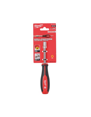 Șurubelniță cap hexagonal magnetic HOLLOWCORE - Milwaukee - 8 mm HollowCore Magnetic Nut Driver - cod 4932479888