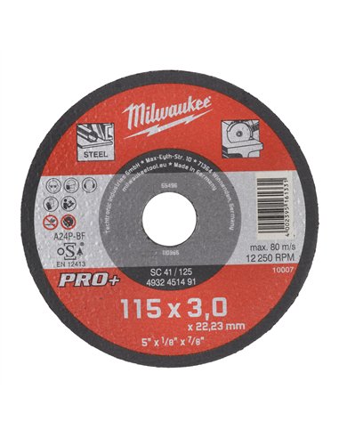 Disc pentru metal plat 115X3 PRO+  [4932451491] 