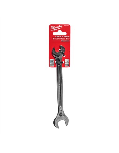 Cheie fixă dublă - Milwaukee - Double Open End Spanner - 13 x 17 mm - cod 4932492723