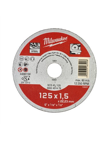 Disc pentru tăiat metal Contractor 125X1,5  [4932451479] 
