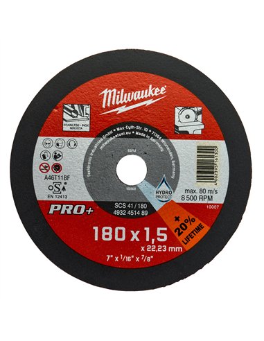 Disc pentru metal plat 180X1,5 PRO+  [4932451489] 