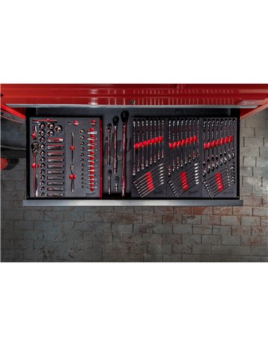 Set inserție spumă chei fixe combinate MAX BITE - Milwaukee - Maxbite Combination Spanner Set Foam Insert - cod 4932479827