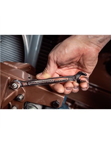 Chei combinate cu clichet MAX BITE - Milwaukee - Maxbite Ratcheting Metric Combination Spanner 13mm - 1pc - cod 4932471506