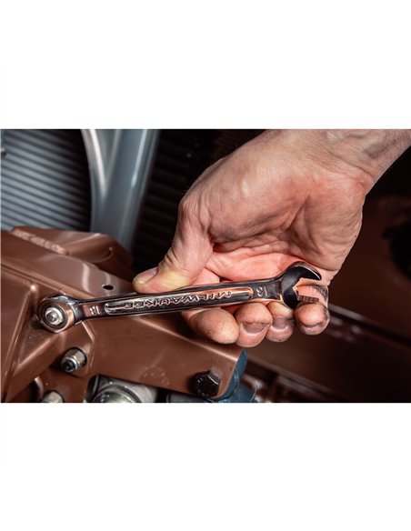 Chei combinate cu clichet MAX BITE - Milwaukee - Maxbite Ratcheting Metric Combination Spanner 13mm - 1pc - cod 4932471506