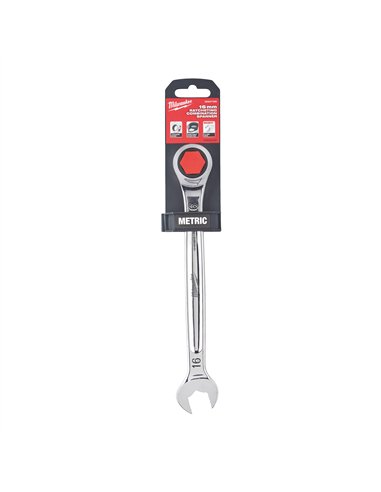 Chei combinate cu clichet MAX BITE - Milwaukee - Maxbite Ratcheting Metric Combination Spanner 16mm - 1pc - cod 4932471509